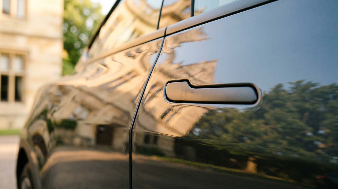 Detailaufnahme des Fahrzeugs in Kassel